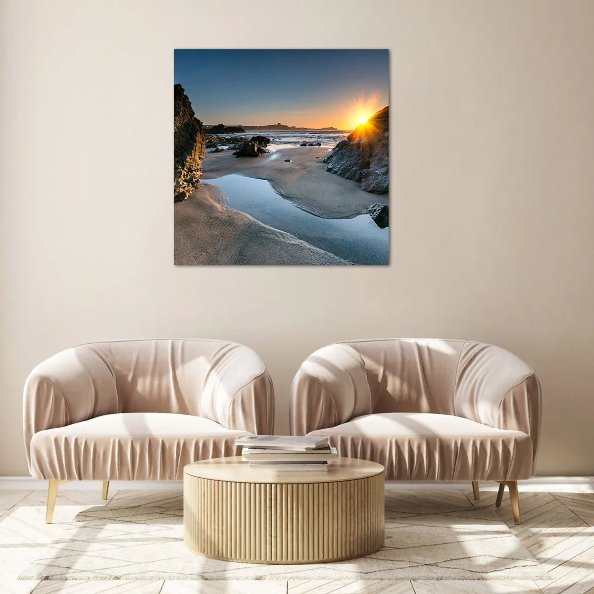 Quadro su vetro - Mai toccate da mano umana - 60x60 cm