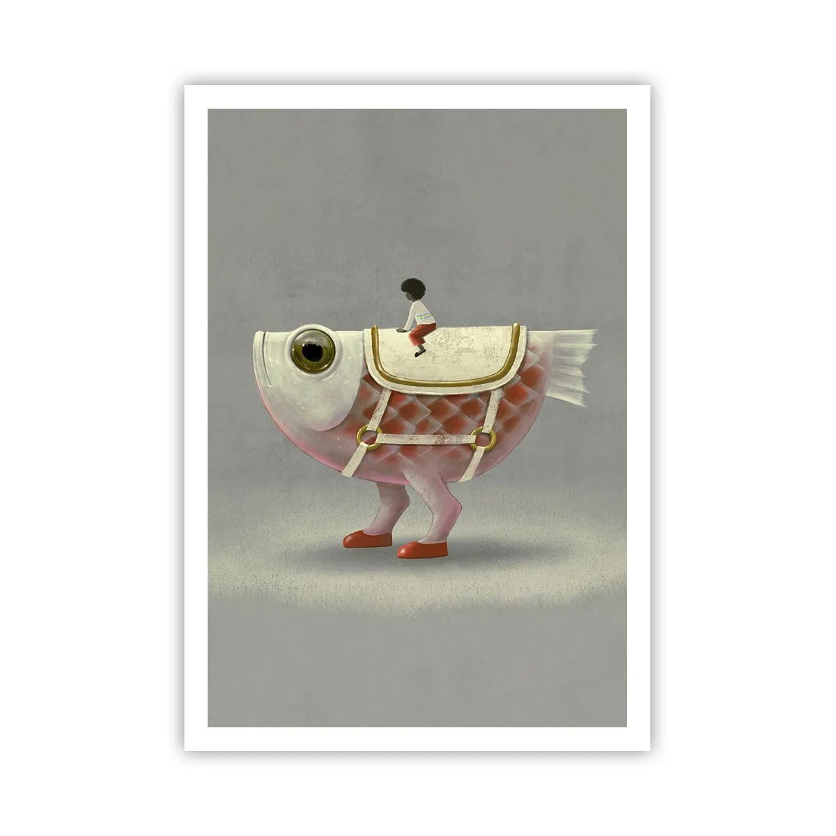 Poster - Il cavaliere del pesce - 70x100 cm