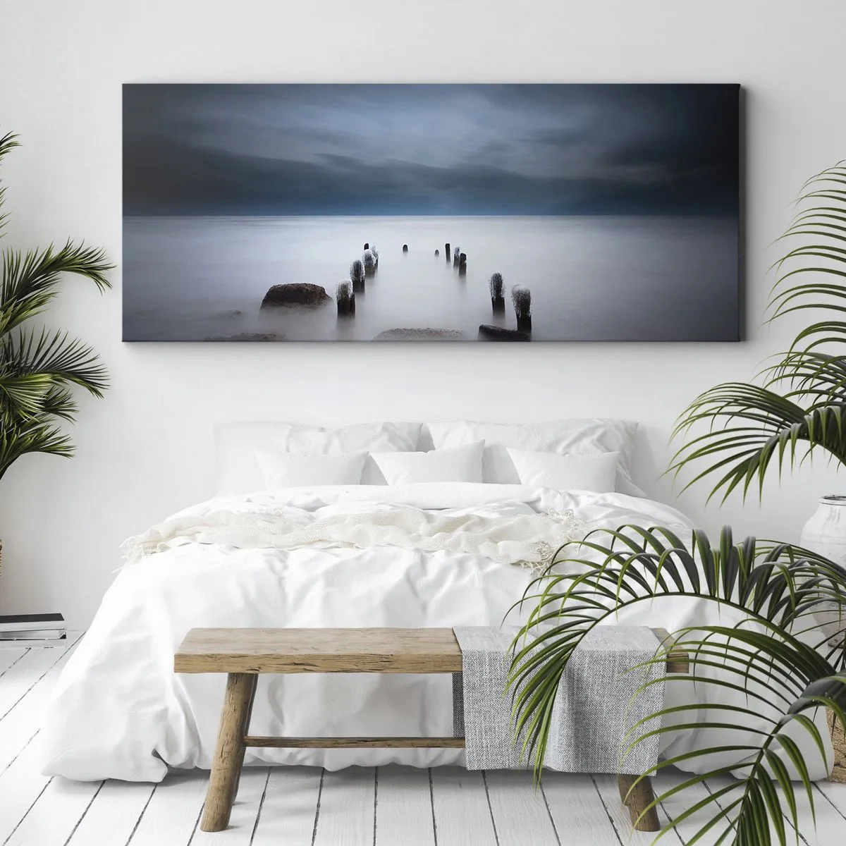 Quadro su tela - Stampe su Tela - Lago pensieroso - 100x40 cm