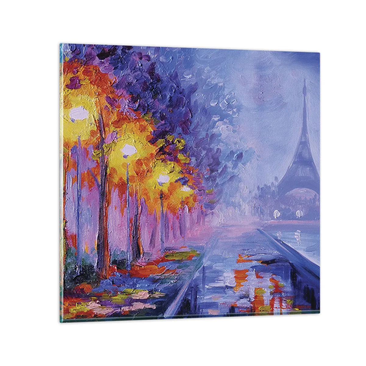 Quadro su vetro - Passeggiata da sogno - 30x30 cm