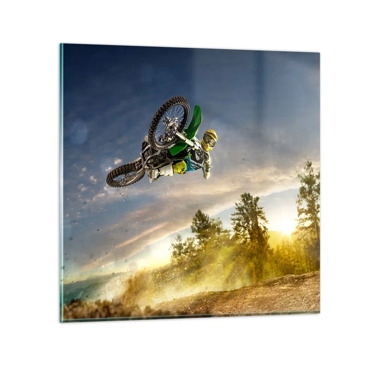 Quadro su vetro - Accendi le emozioni! - 50x50 cm