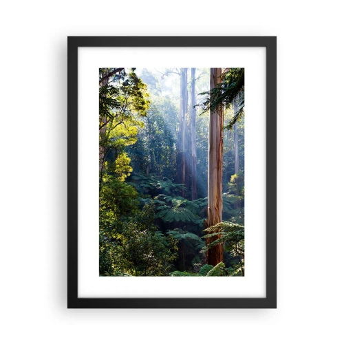 Poster in cornice nera - La favola del bosco - 30x40 cm