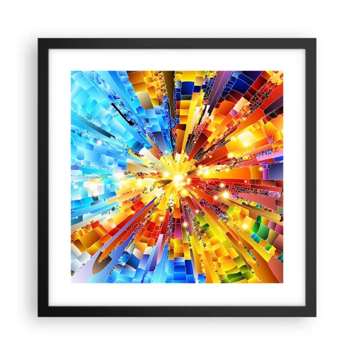 Poster in cornice nera - In medias res - 40x40 cm