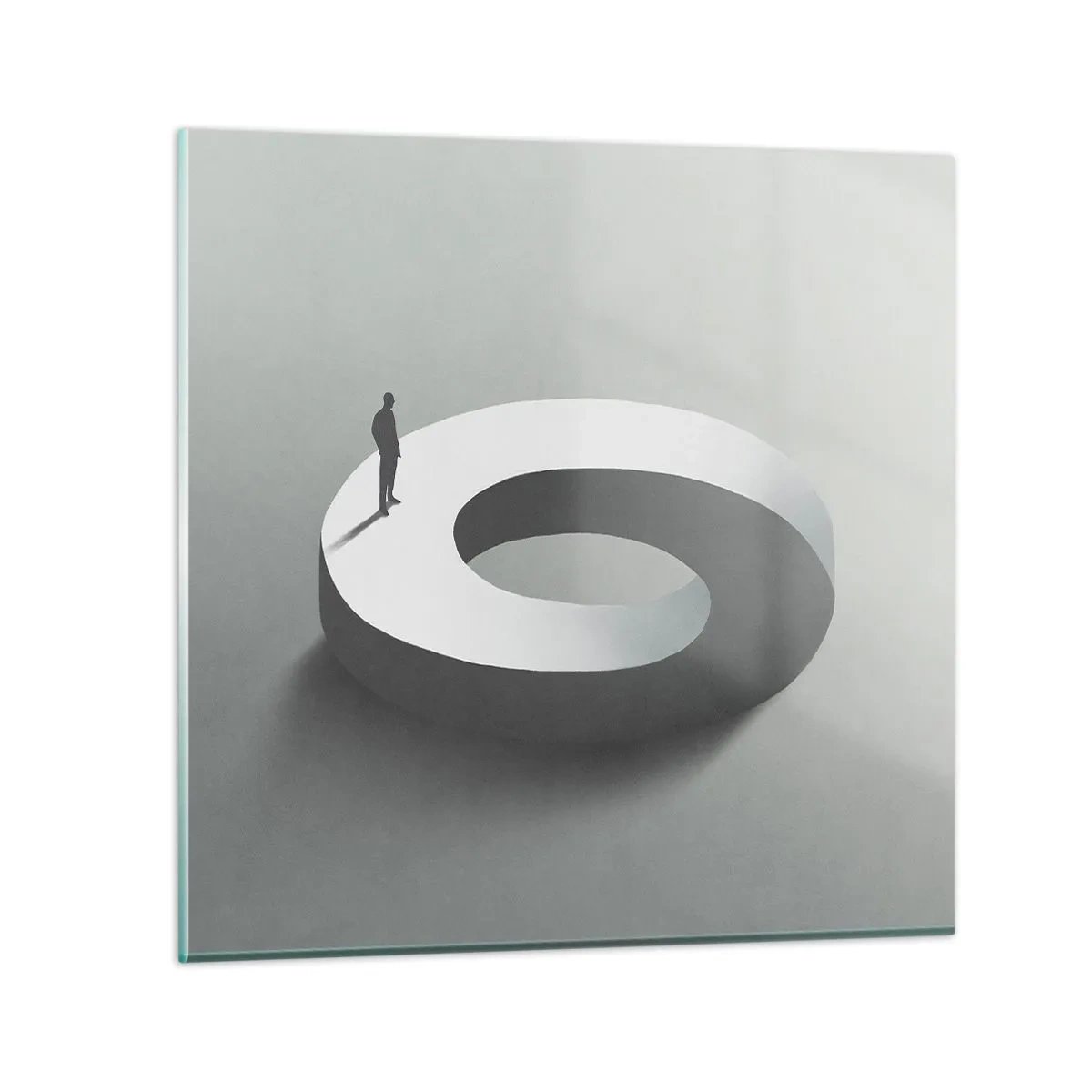 Quadro su vetro - Prova a cavartela - 70x70 cm