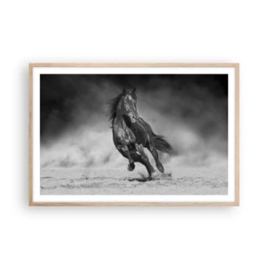 Poster in cornice rovere chiaro - Degno dell'emiro - 91x61 cm