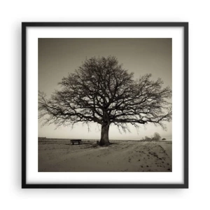 Poster in cornice nera - Da qui all'eternità - 50x50 cm