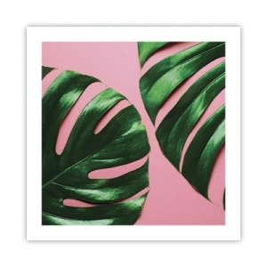 Poster - Appuntamento in verde - 50x50 cm