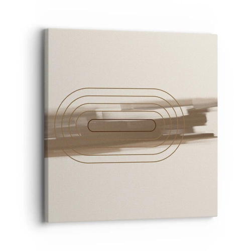 Quadro su tela - Stampe su Tela - Un soffio di grigio - 30x30 cm