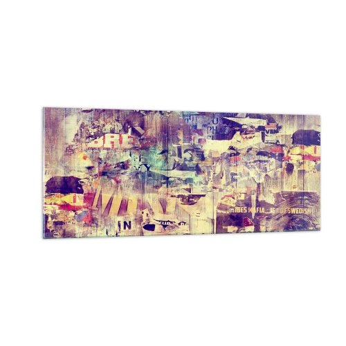 Quadro su vetro - E questo resterà - 100x40 cm