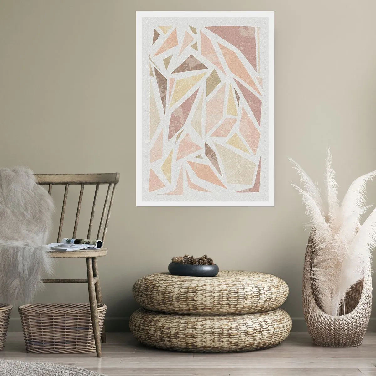 Poster - Composizione da vetrata - 61x91 cm