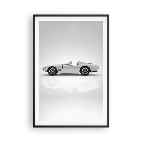 Poster in cornice nera - Promessa di divertimento - 61x91 cm