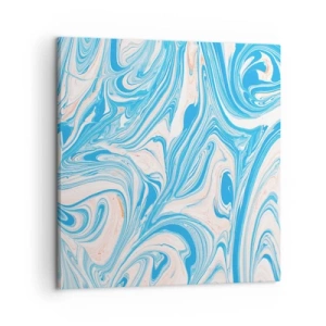 Quadro su tela - Stampe su Tela - Acquitrino in turchese - 50x50 cm