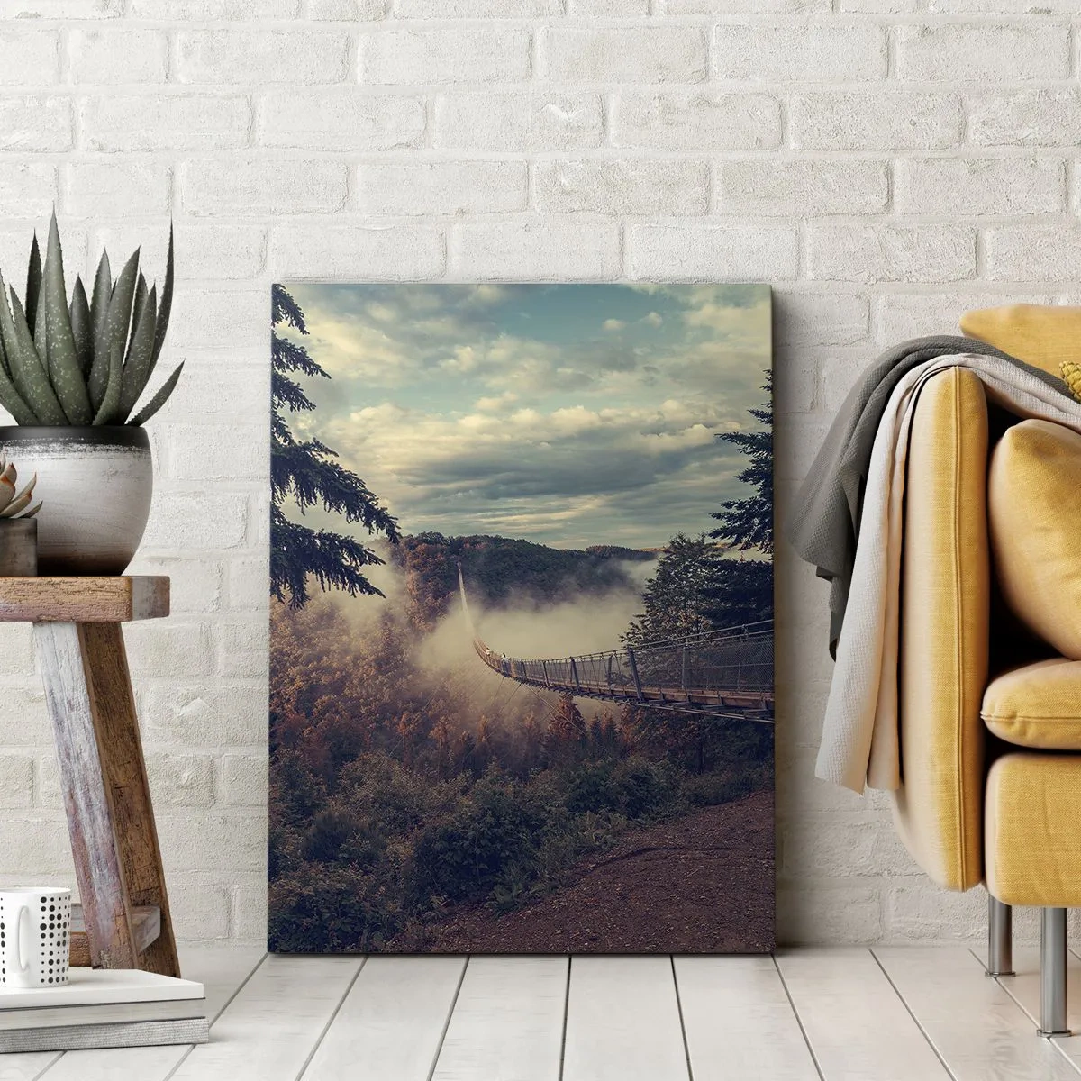 Quadro su tela - Stampe su Tela - Sopra il bosco autunnale - 80x120 cm