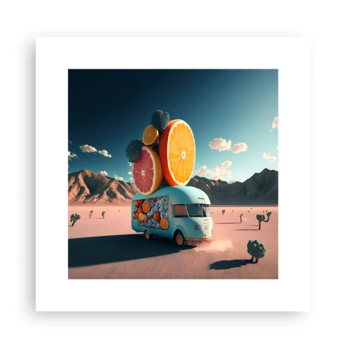 Poster - Il sapore delle vacanze - 30x30 cm