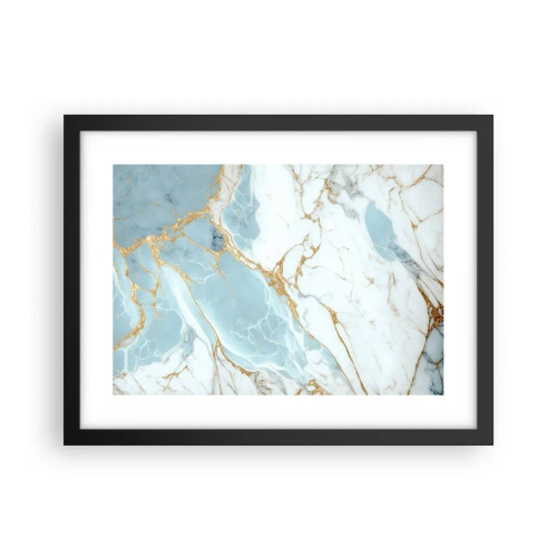 Poster in cornice nera - La ricchezza della pietra - 40x30 cm