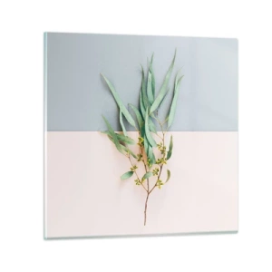 Quadro su vetro - Delicatezza pastello - 70x70 cm