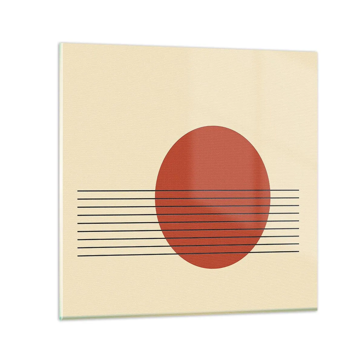 Quadro su vetro - Nel cerchio e oltre - 50x50 cm