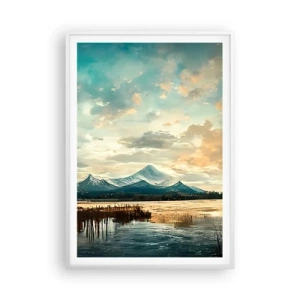 Poster in cornice bianca - Sotto la protezione del cielo - 70x100 cm