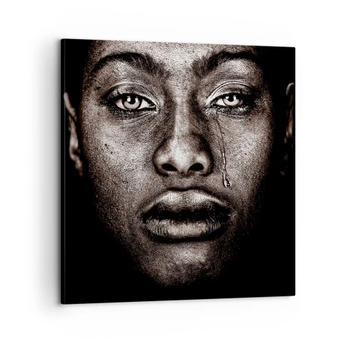 Quadro su tela - Stampe su Tela - Un'unica lacrima - 60x60 cm