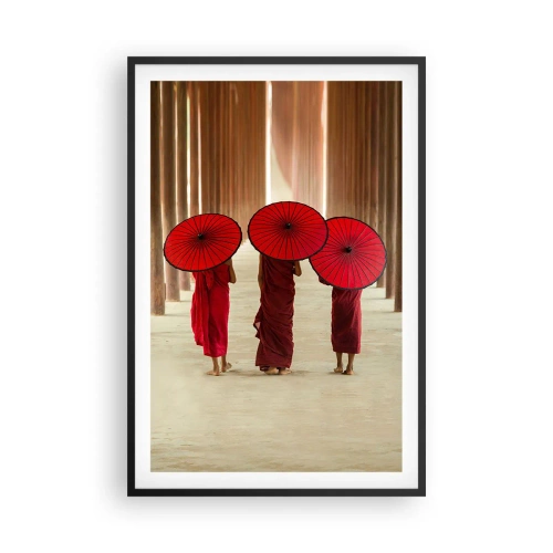 Poster in cornice nera - In cammino verso la Terra Pura - 61x91 cm