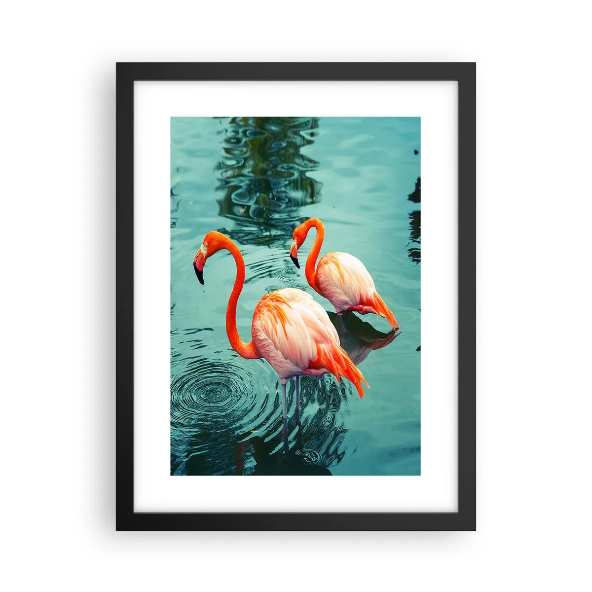 Poster in cornice nera - Adesso siamo di moda - 30x40 cm