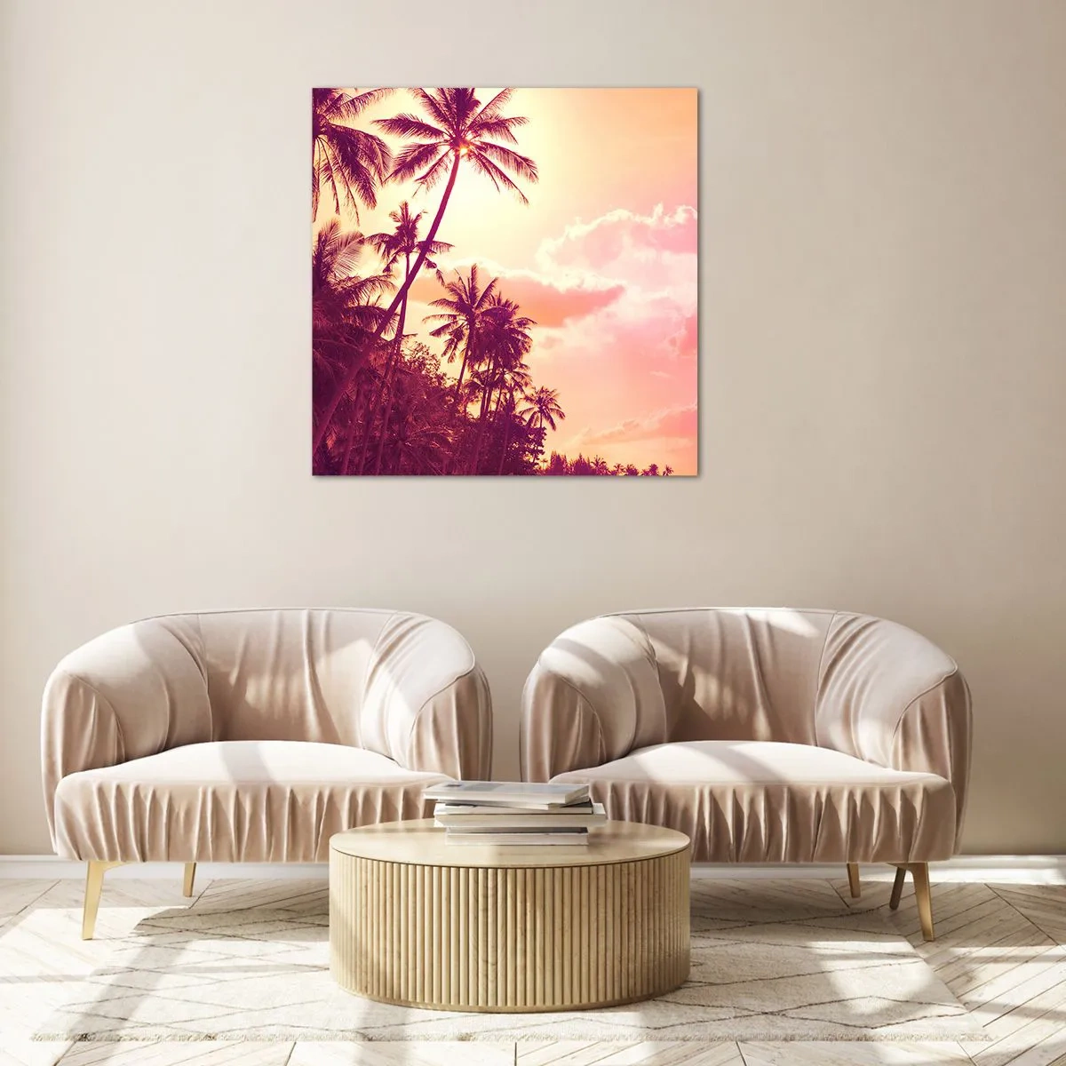 Quadro su vetro - Devi scegliere - 70x70 cm