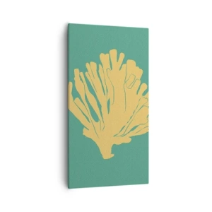 Quadro su tela - Stampe su Tela - Un cespuglio del bosco sottomarino - 55x100 cm