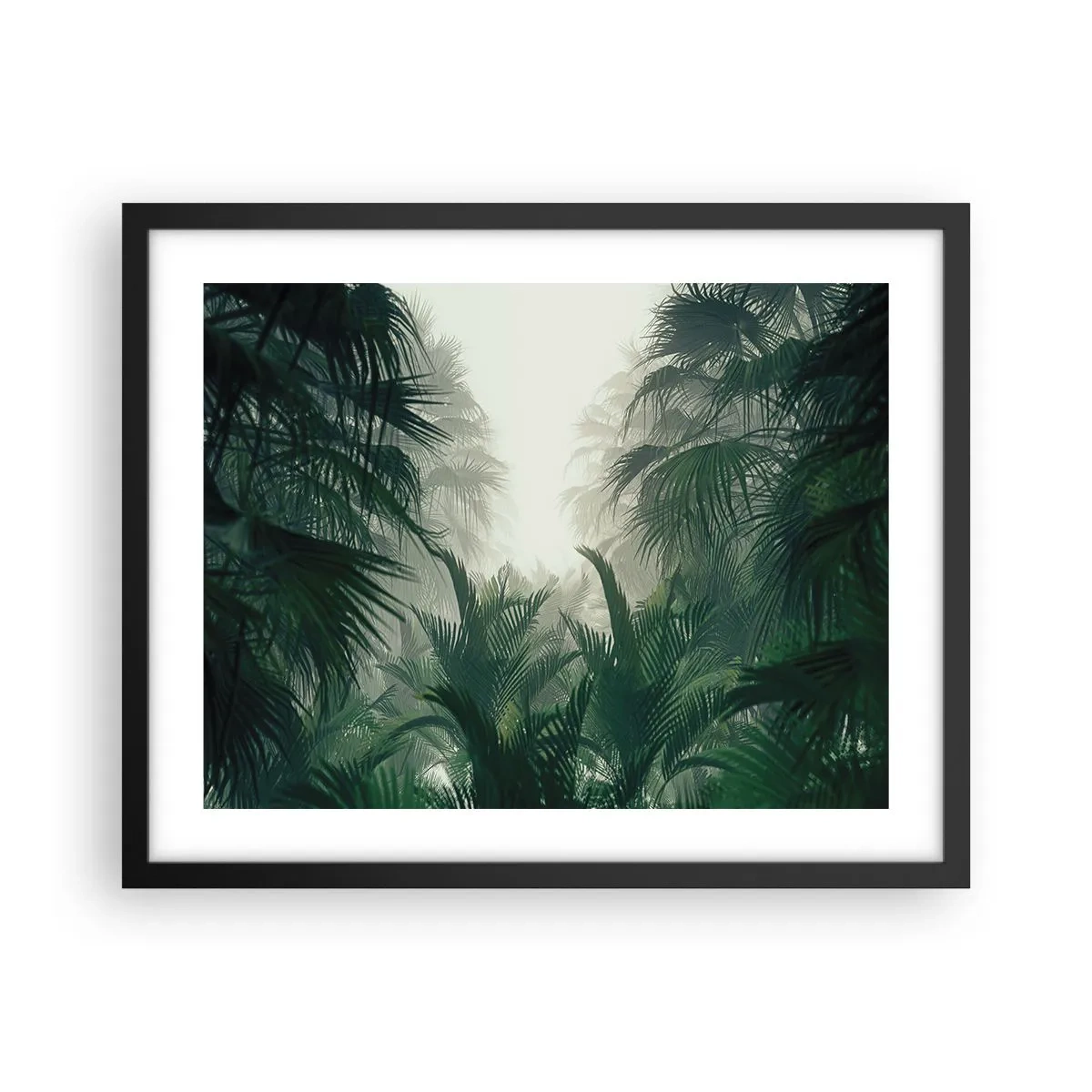 Poster in cornice nera - Mistero dei tropici - 50x40 cm