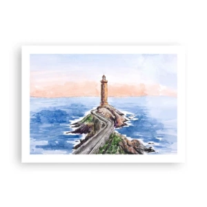 Poster - Rivolto verso il mare - 70x50 cm