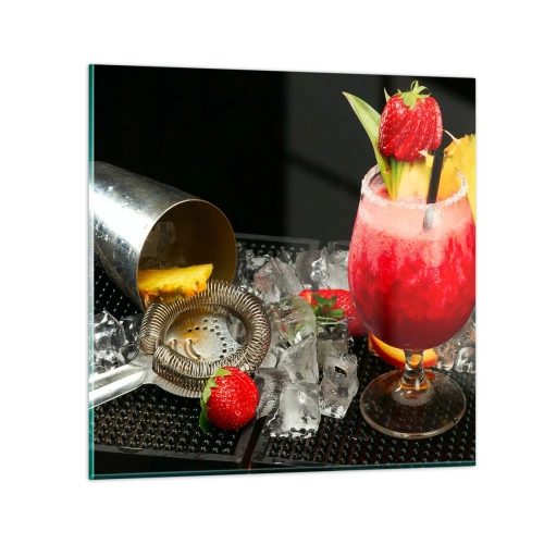 Quadro su vetro - Incantare il gusto - 40x40 cm