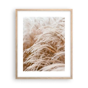 Poster in cornice rovere chiaro - Inchino al sole d'autunno - 40x50 cm