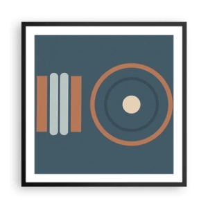 Poster in cornice nera - L'essenza delle cose - 60x60 cm