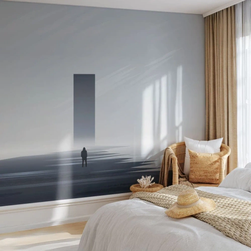 Fotomurali Premium Canvas - Opportunità o minaccia? - Minimalismo, Moderno, Solitudine - 350x256 cm