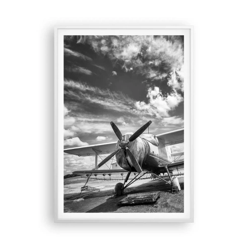 Poster in cornice bianca - Non vedo l'ora! - 70x100 cm