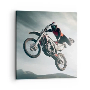 Quadro su tela - Stampe su Tela - No risk no fun - 70x70 cm