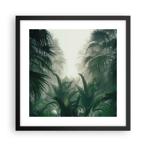 Poster in cornice nera - Mistero dei tropici - 40x40 cm