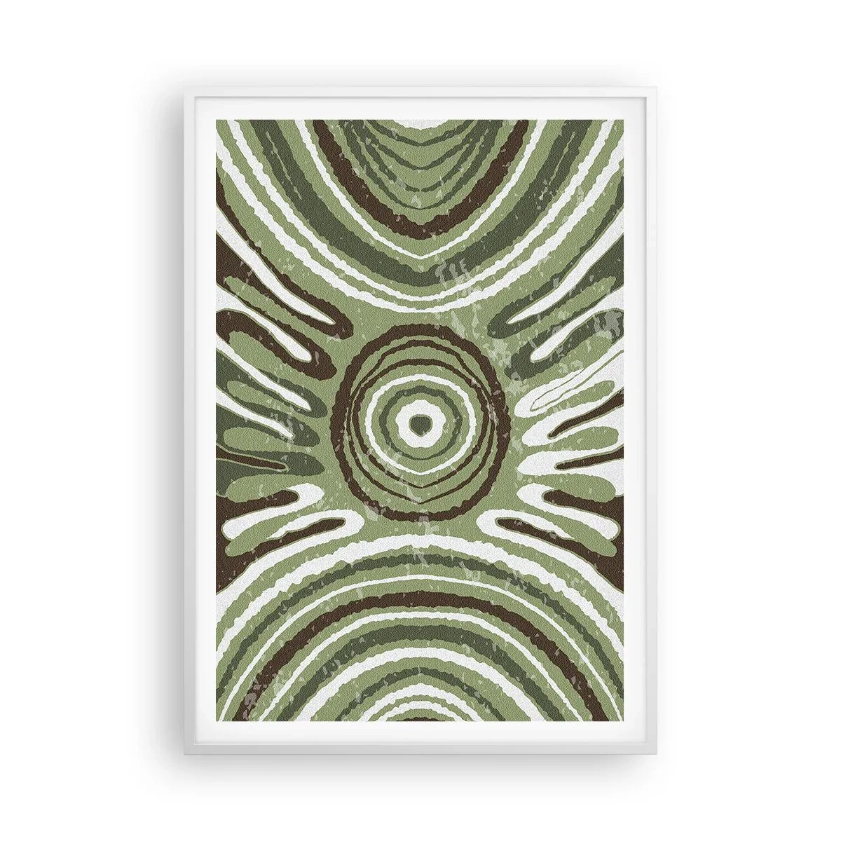 Poster in cornice bianca - Esplosione di emozioni - 70x100 cm