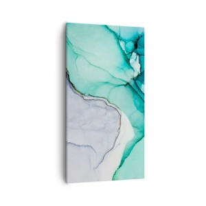 Quadro su tela - Stampe su Tela - Studio in turchese - 55x100 cm