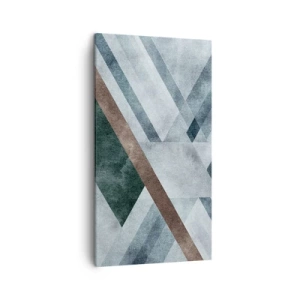 Quadro su tela - Stampe su Tela - La ricercata eleganza della geometria - 45x80 cm