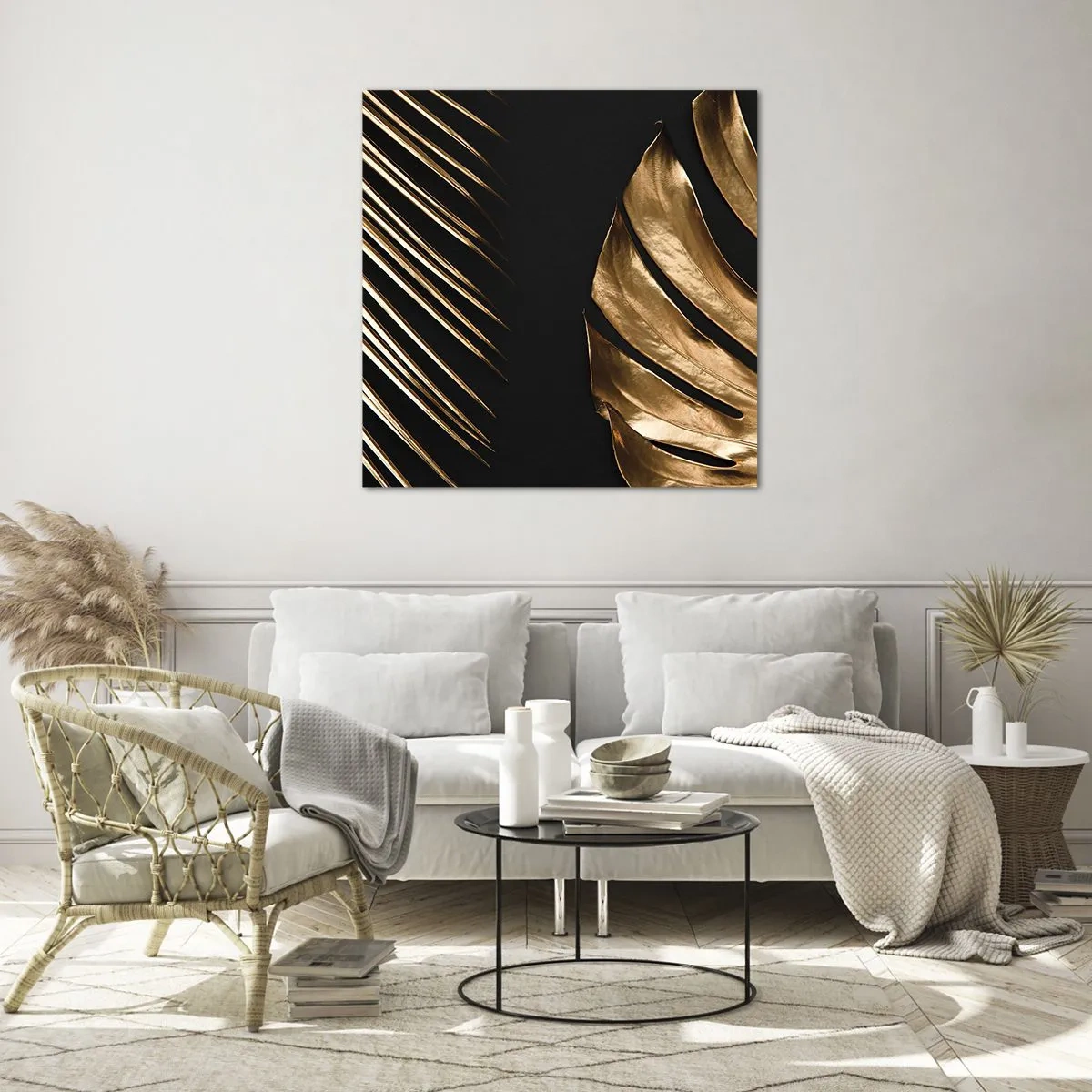 Quadro su vetro - Diverse, ma ugualmente care - 50x50 cm