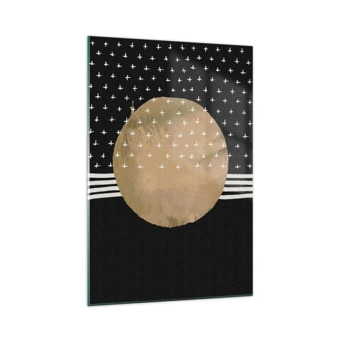 Quadro su vetro - Composizione: bandiera della galassia - 70x100 cm