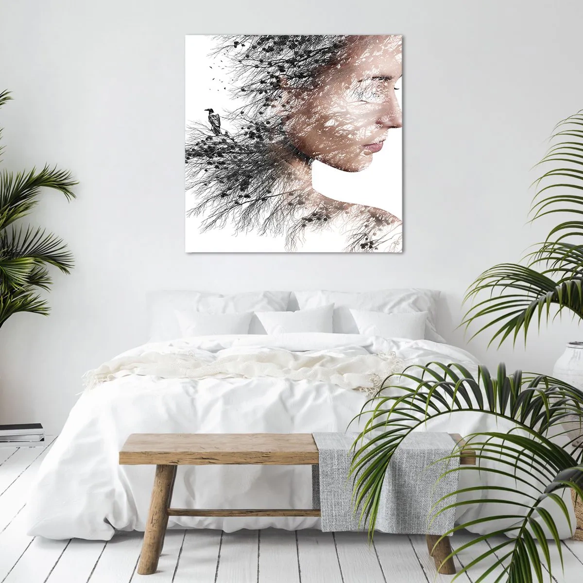 Quadro su tela - Stampe su Tela - Lo spirito della foresta - 60x60 cm