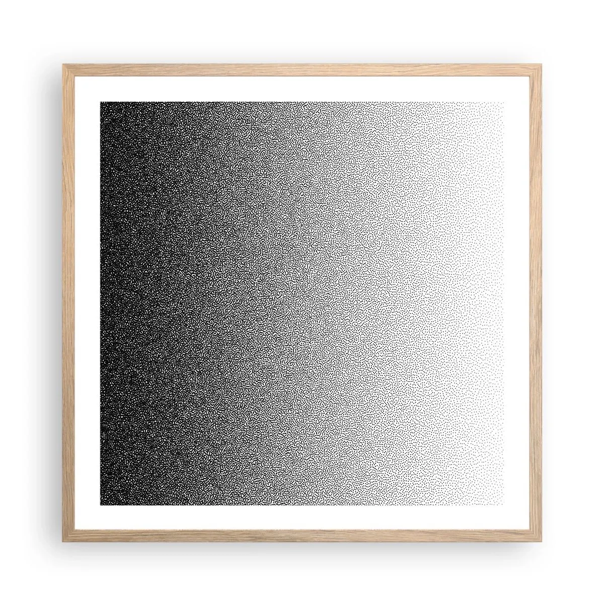 Poster in cornice rovere chiaro - Verso la luce - 60x60 cm