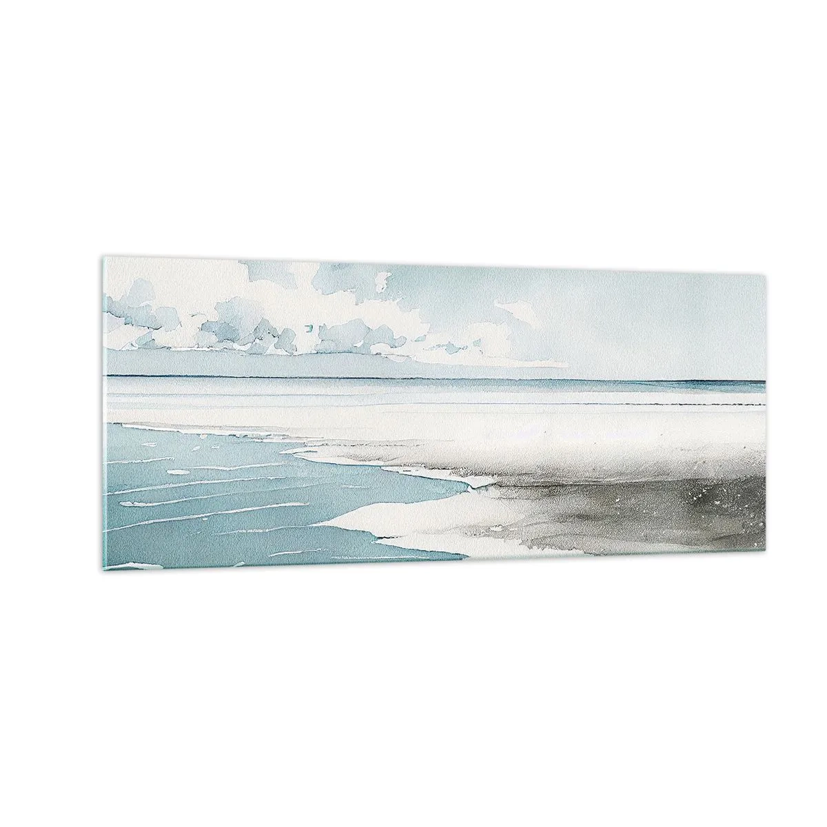Quadro su vetro - Marea dolce - 100x40 cm