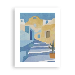 Poster - Un giorno in una città araba - 30x40 cm