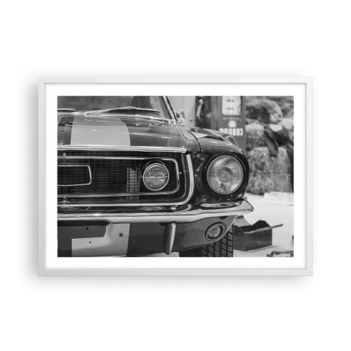 Poster in cornice bianca - A rotta di collo - 70x50 cm