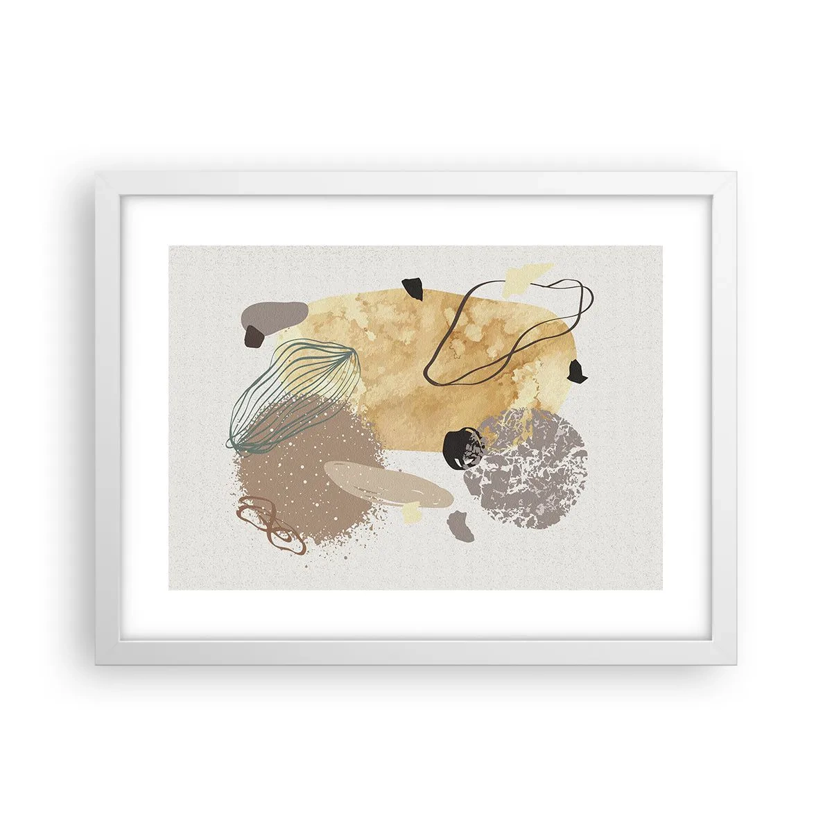 Poster in cornice bianca - Schizzologia applicata - 40x30 cm