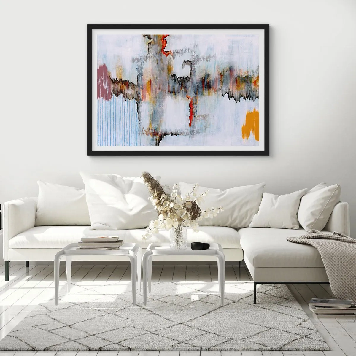 Poster in cornice nera - Scritto sull'acqua - 40x30 cm