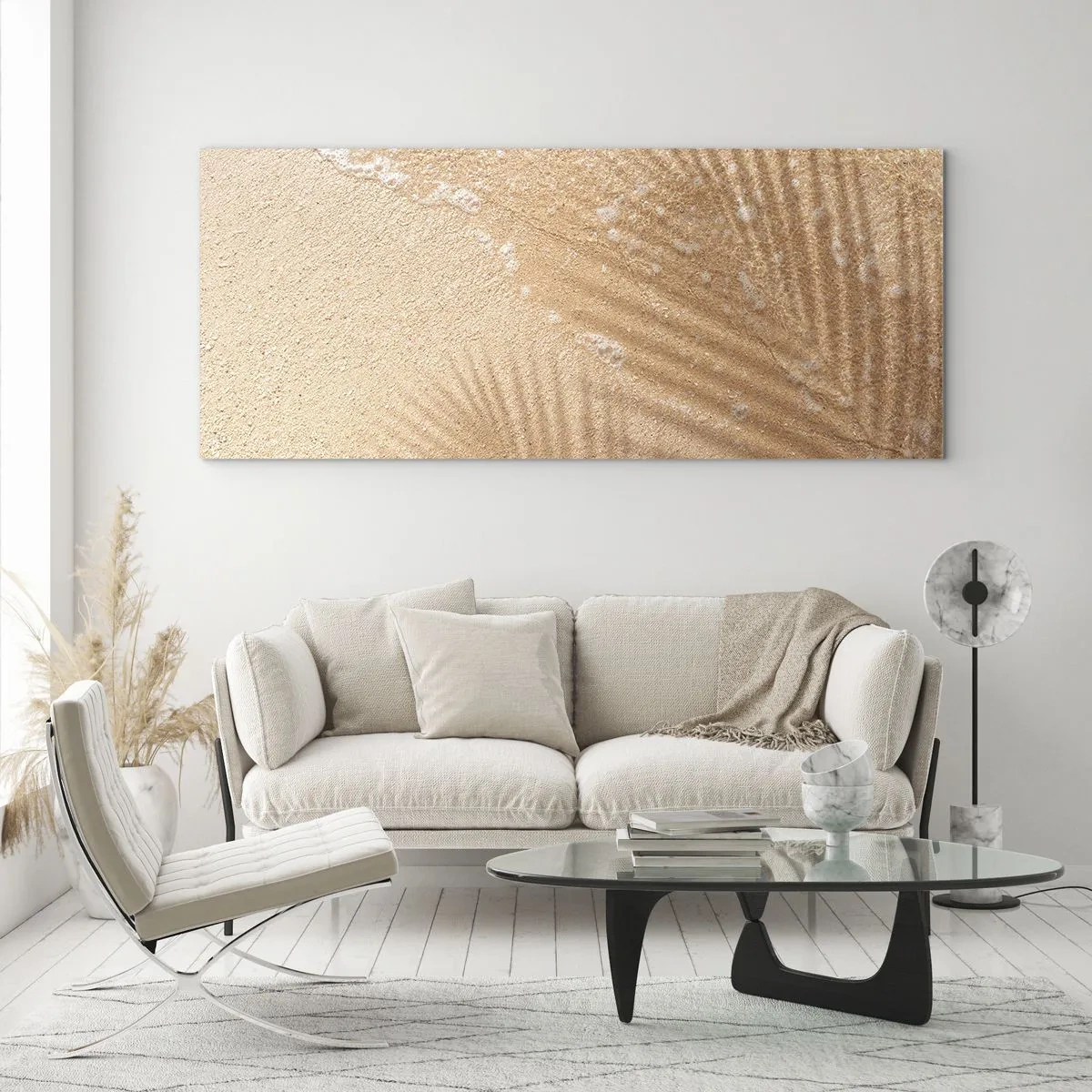Quadro su vetro - Ombra di un'estate bollente - 100x40 cm