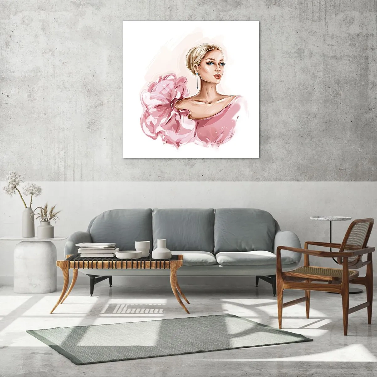 Quadro su vetro - Come un quadro... - 60x60 cm